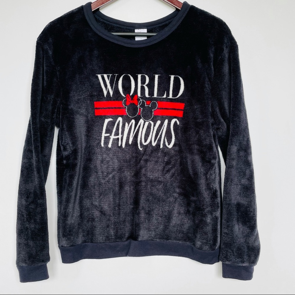 Disney Mickey Minnie World Famous Sweatshirt Med